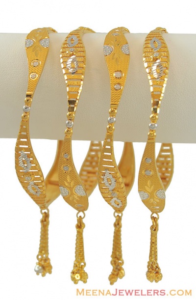 56 Indian Bangles set 22K 8031